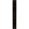 Ekena Millwork Fleur De Lis Wrought Iron Bracket, (Triple center brace), Antiqued Pale Gold 2"W x 12"D x 15"H BKTM02X12X15TFLAPG - alternate 3